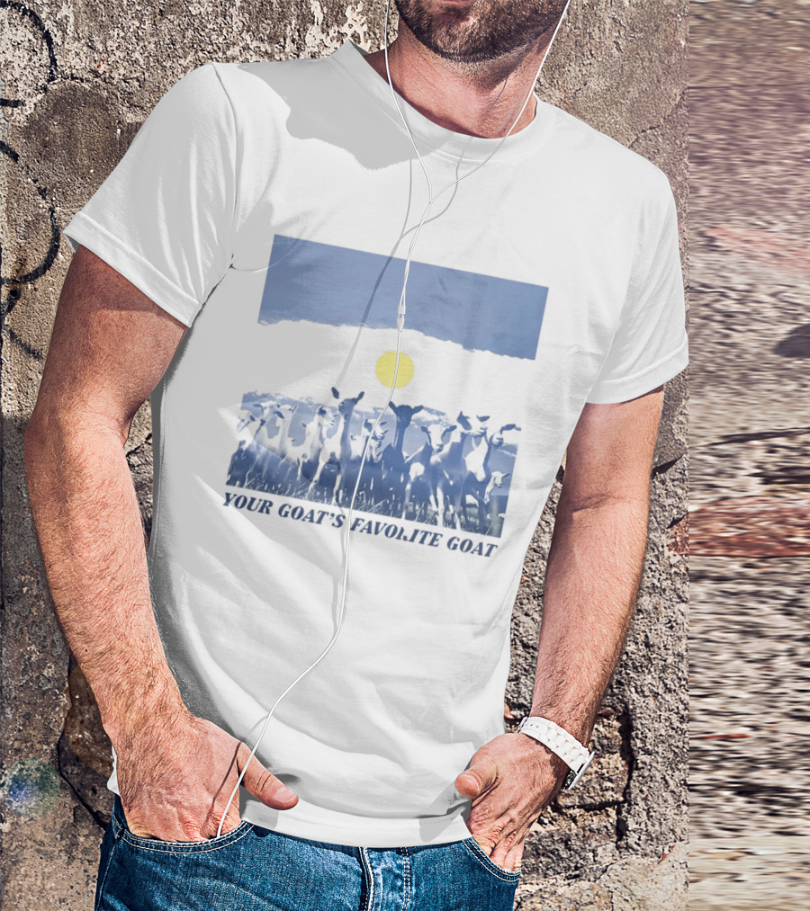 YOUR GOAT'S FAVORITE GOAT Moonlit Pasture T-Shirt