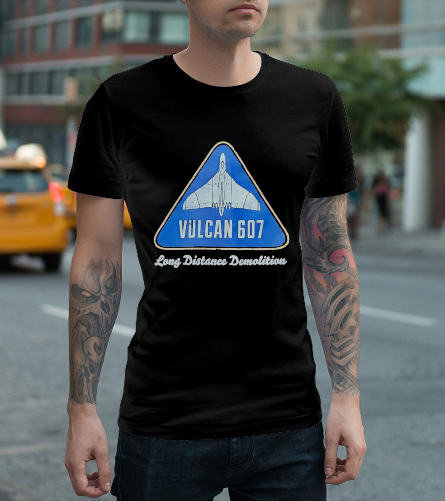 Vulcan 607 Long Distance Demolition Vintage Distressed T-Shirt
