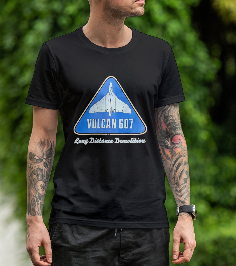 Vulcan 607 Long Distance Demolition Vintage Distressed T-Shirt