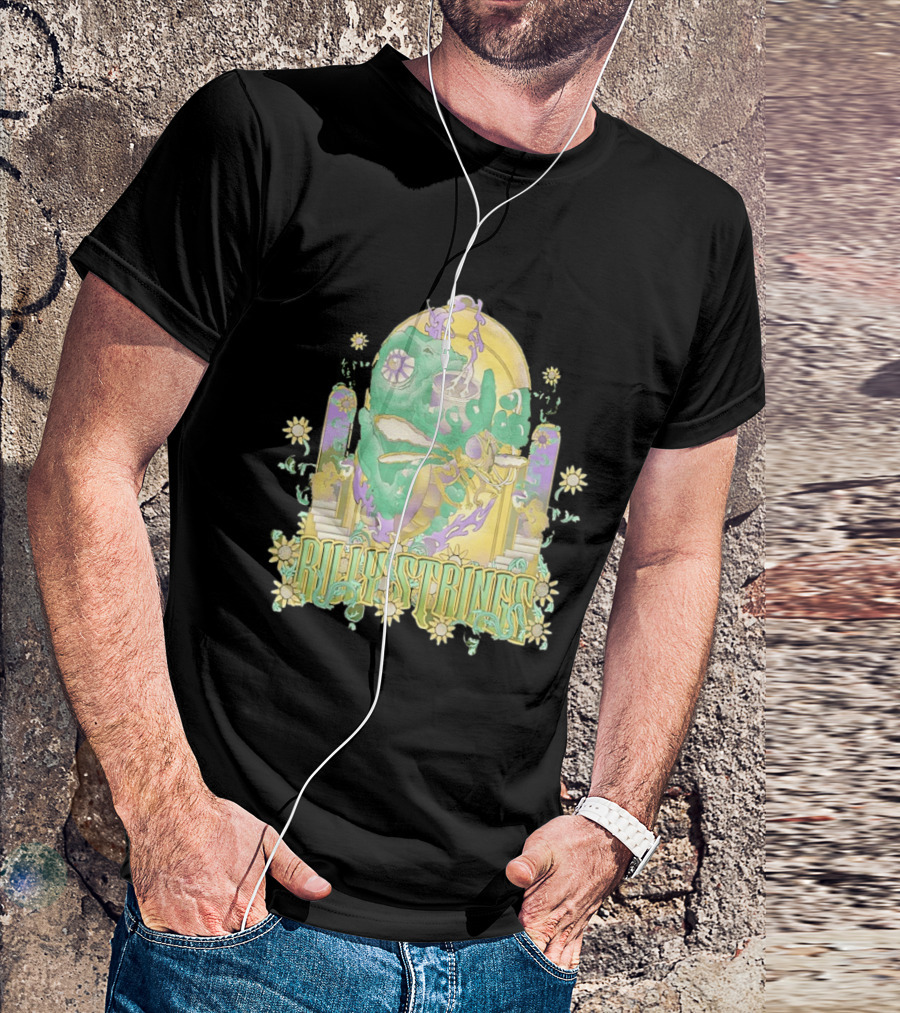 Billy Strings Summer 2026 Tour Cicada Rider Psychedelic Flower Mandala T-Shirt