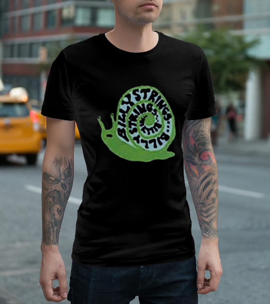 Billy Strings Summer 2026 Tour Snail With Dates T-Shirt