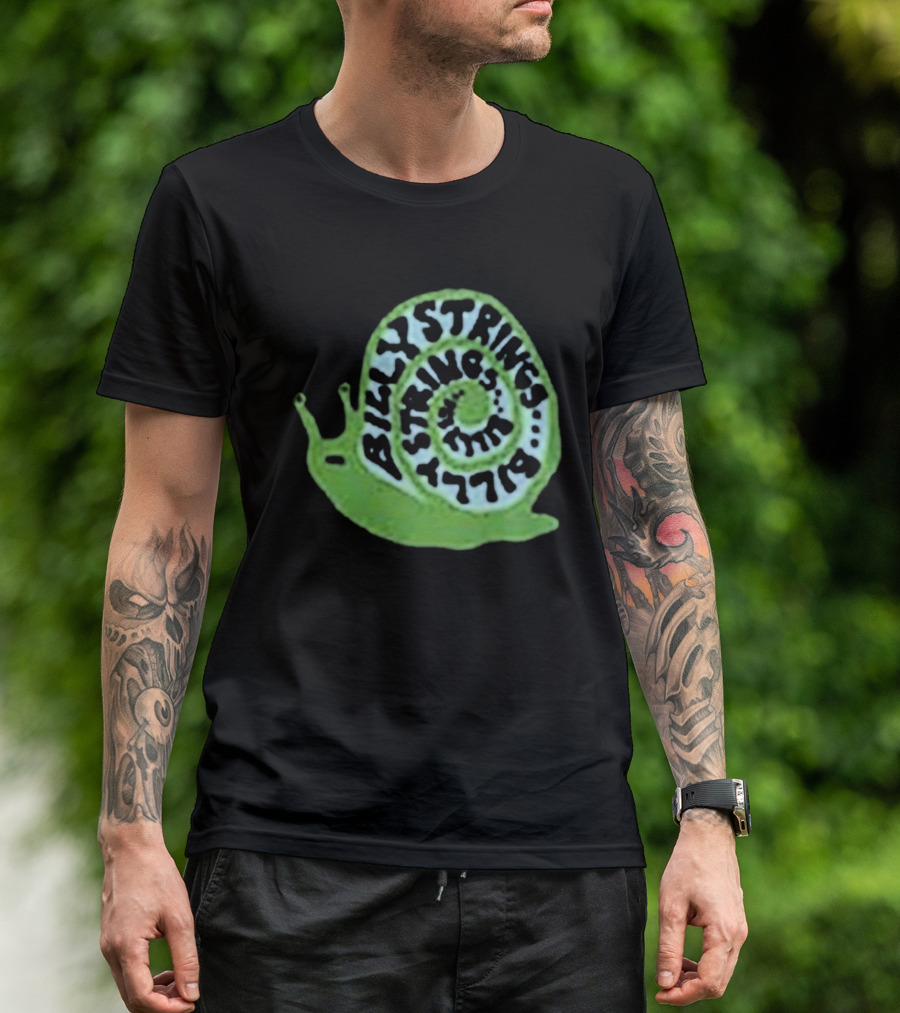 Billy Strings Summer 2026 Tour Snail With Dates T-Shirt