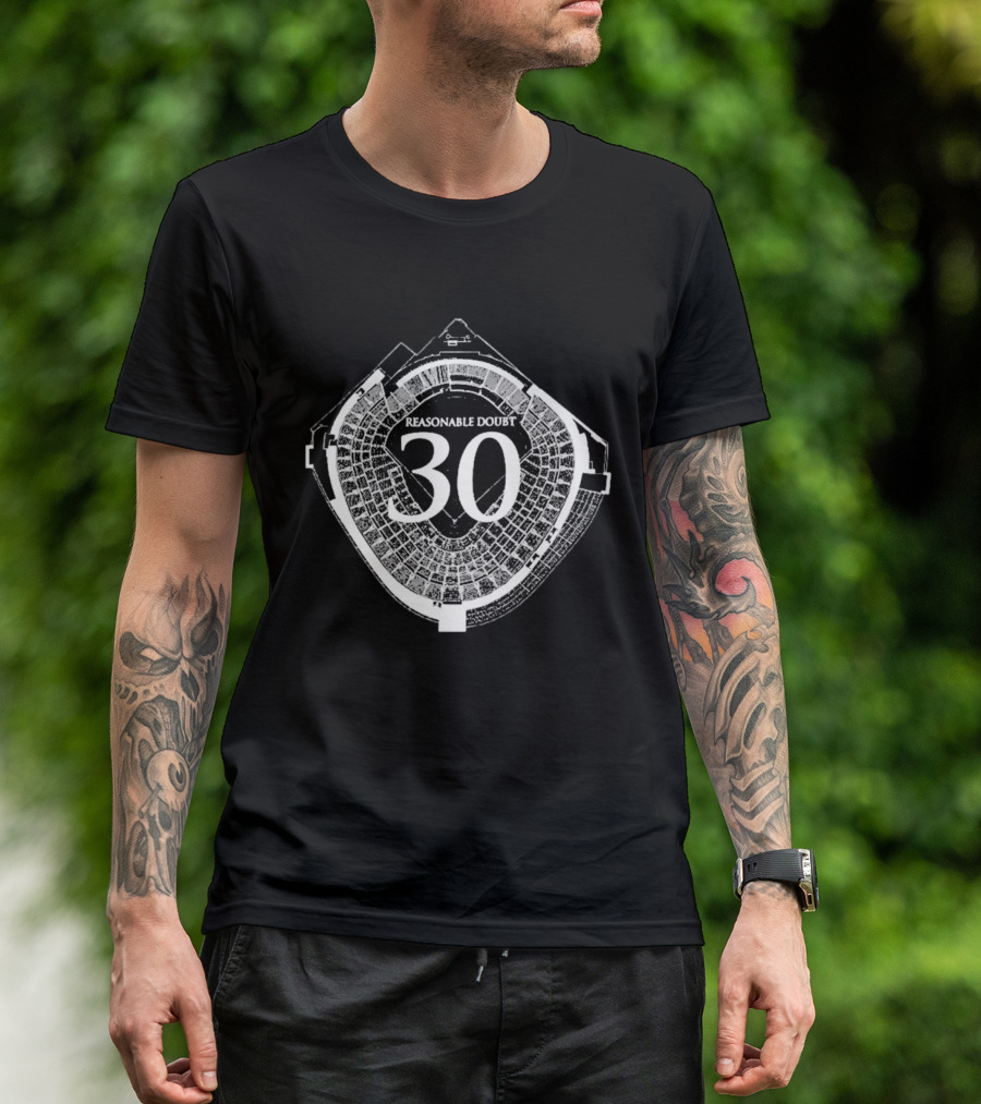 Jay Z Reasonable Doubt 30th Anniversary Yankee Stadium Concert Night 1 On July 10 2026 T-Shirt