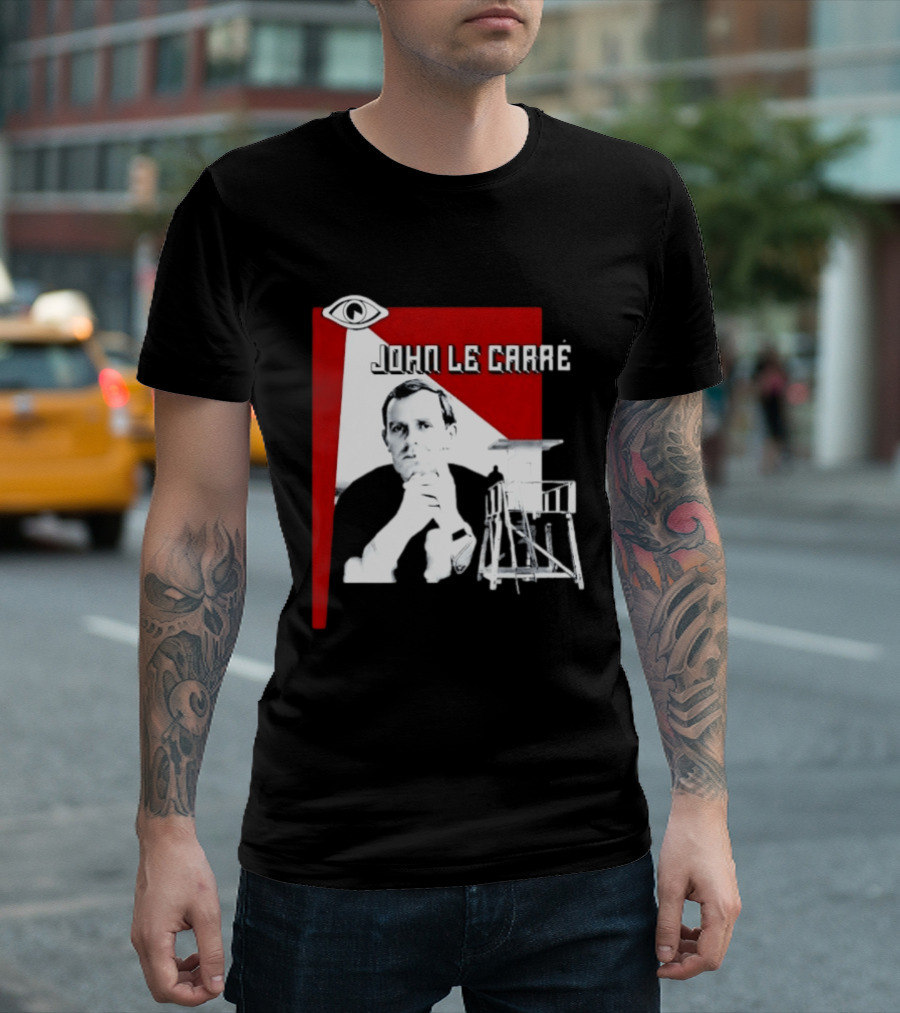 John Le Carré Spy Fiction Author Espionage Tower T-Shirt