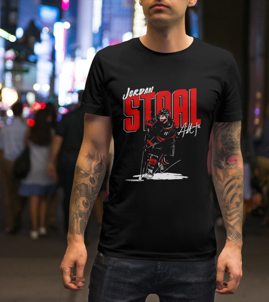 Jordan Staal Carolina Hurricanes Hockey Player Sportswear T-Shirt