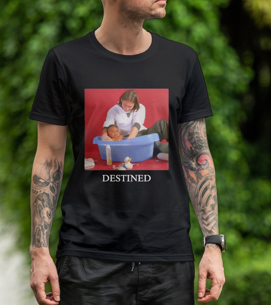 Lionel Messi Lamine Yamal Baby Bath Destined T-Shirt