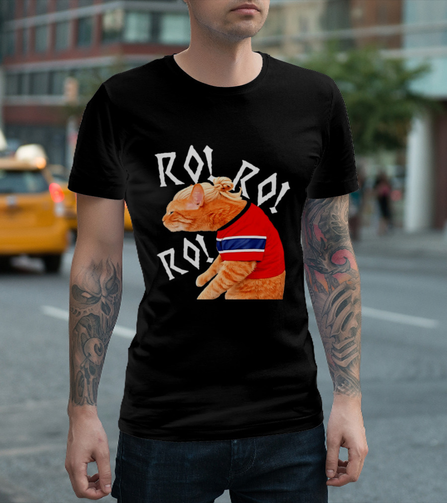 Ro Ro Ro Norwegian Cat El Michi Meme Norway T-Shirt