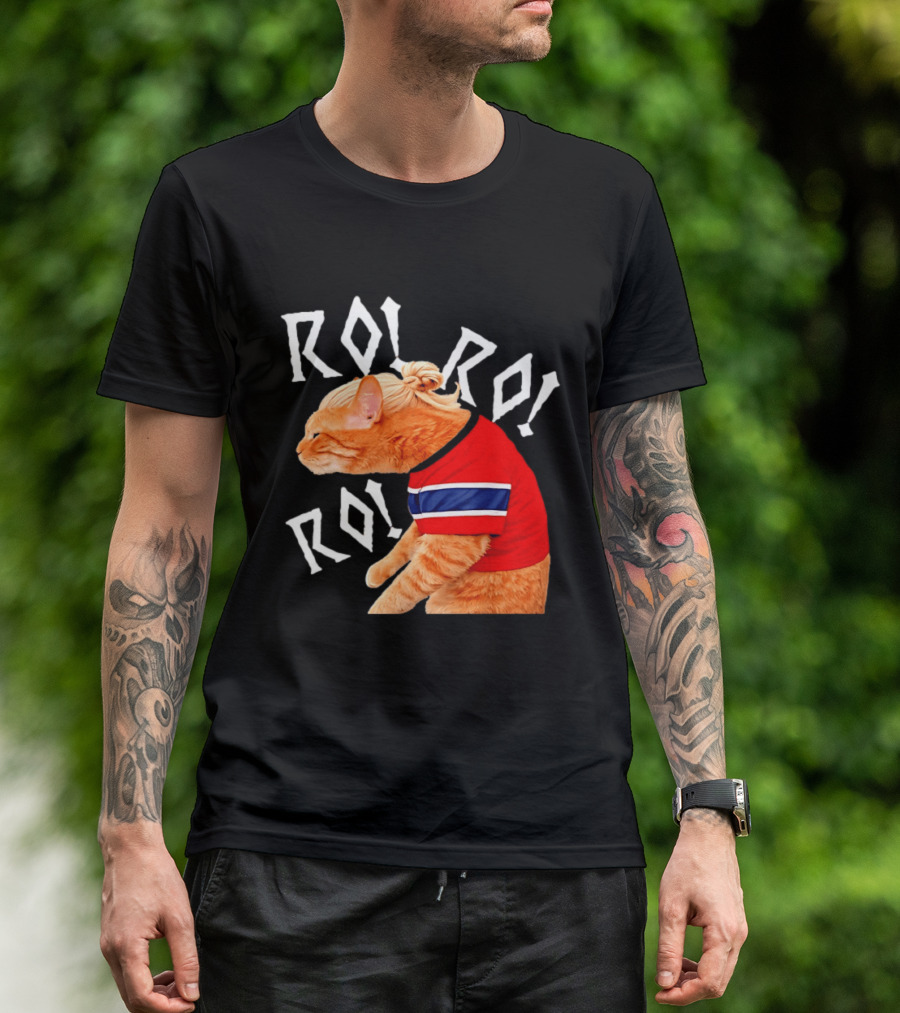 Ro Ro Ro Norwegian Cat El Michi Meme Norway T-Shirt