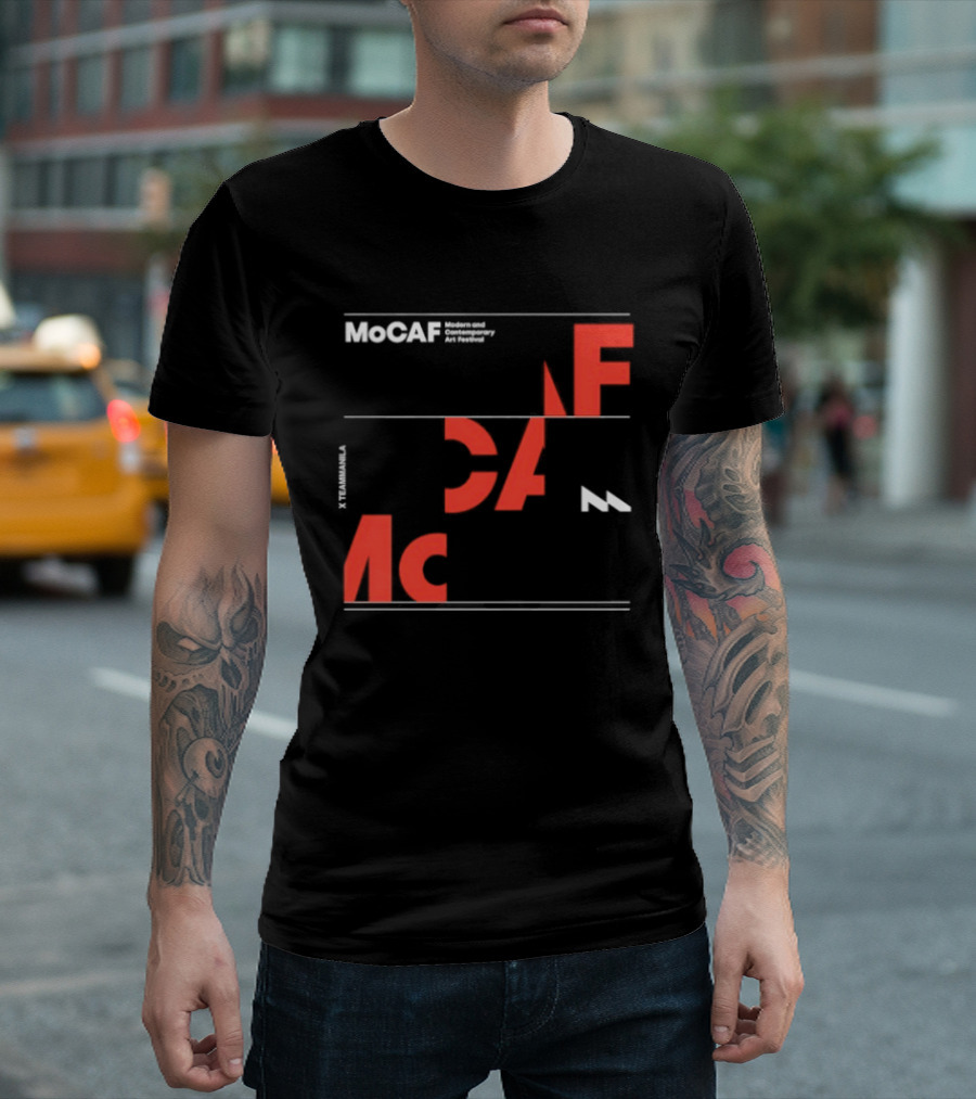 MoCAF Modern Contemporary Festival TeamManila Collaboration T-Shirt