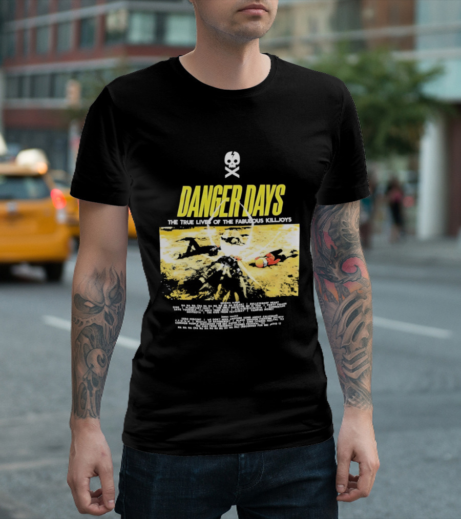 Danger Days The True Lives Of The Fabulous Killjoys Album Cover Art My Chemical Romance T-Shirt