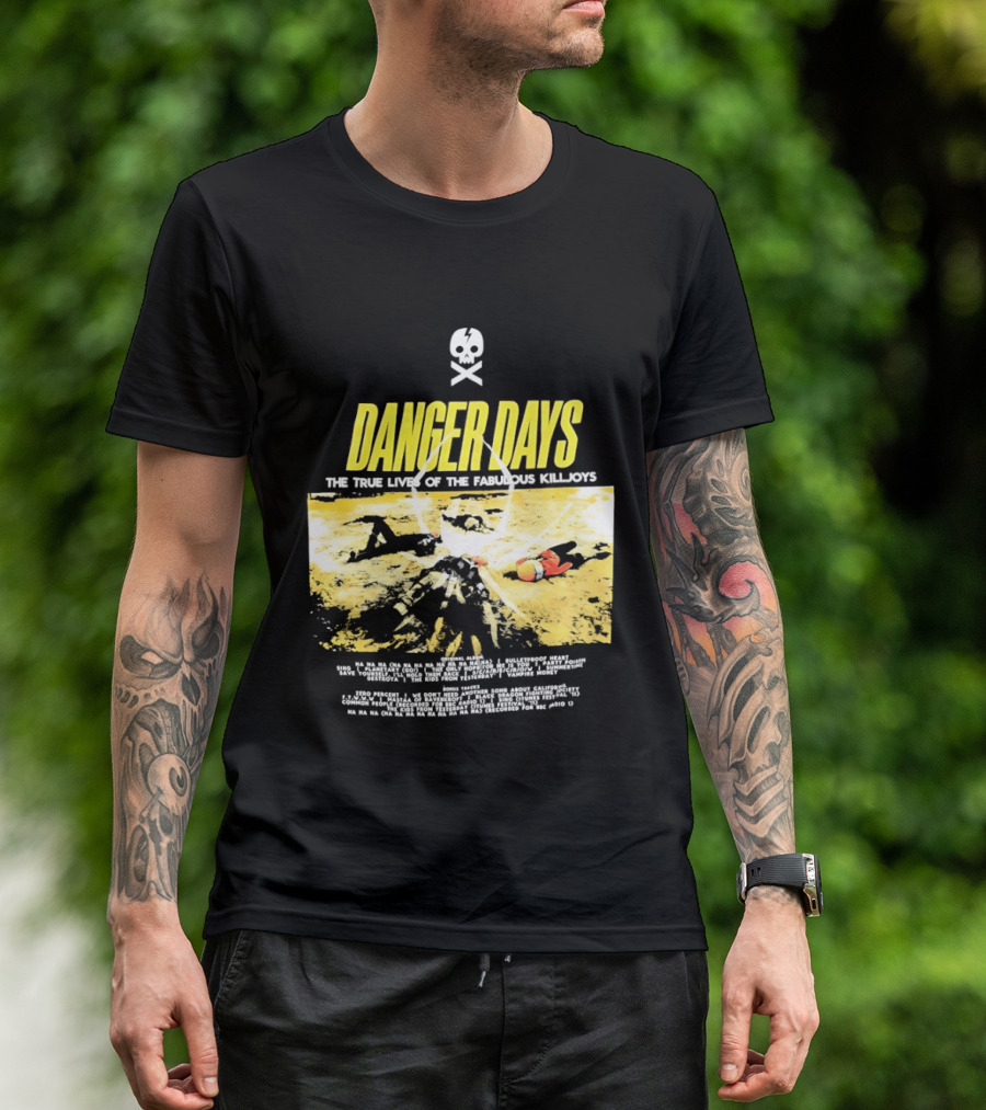 Danger Days The True Lives Of The Fabulous Killjoys Album Cover Art My Chemical Romance T-Shirt