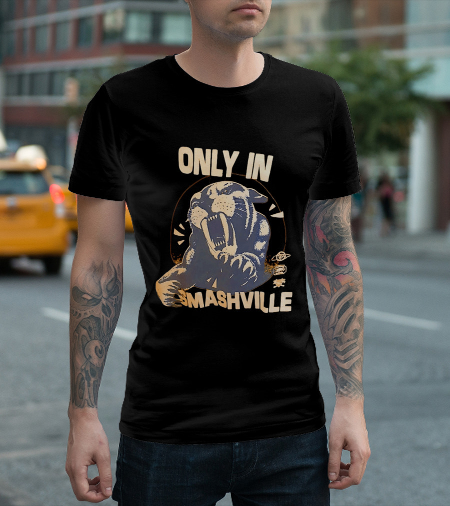 Only In Smashville Nashville Predators Fierce T-Shirt