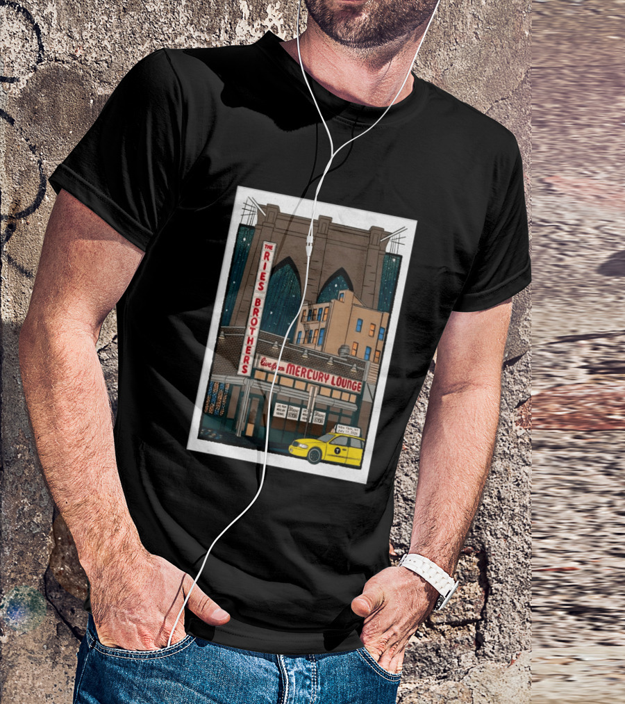 The Ries Brothers Live Mercury Lounge NYC Jul 17 2026 Brooklyn Bridge T-Shirt