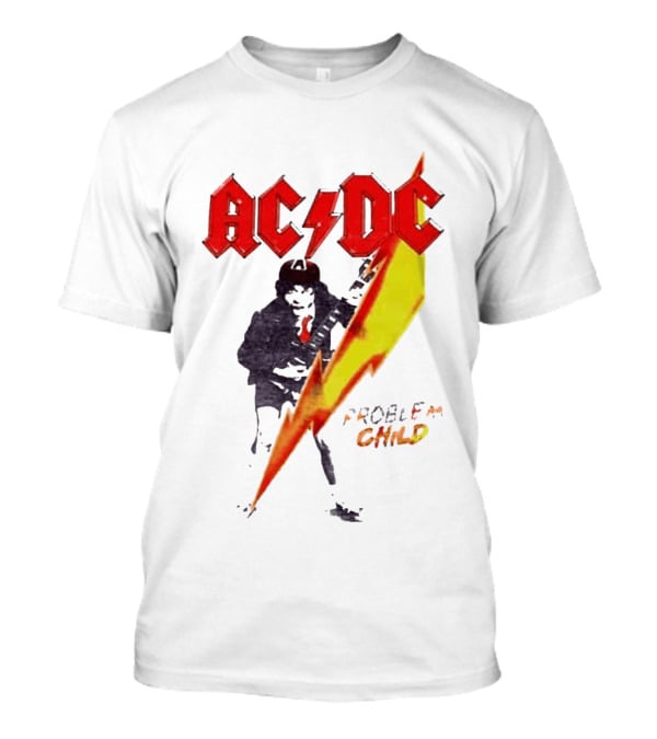 ACDC Pwr Up Problem Child Tour 2026 Lightning Bolt T-Shirt