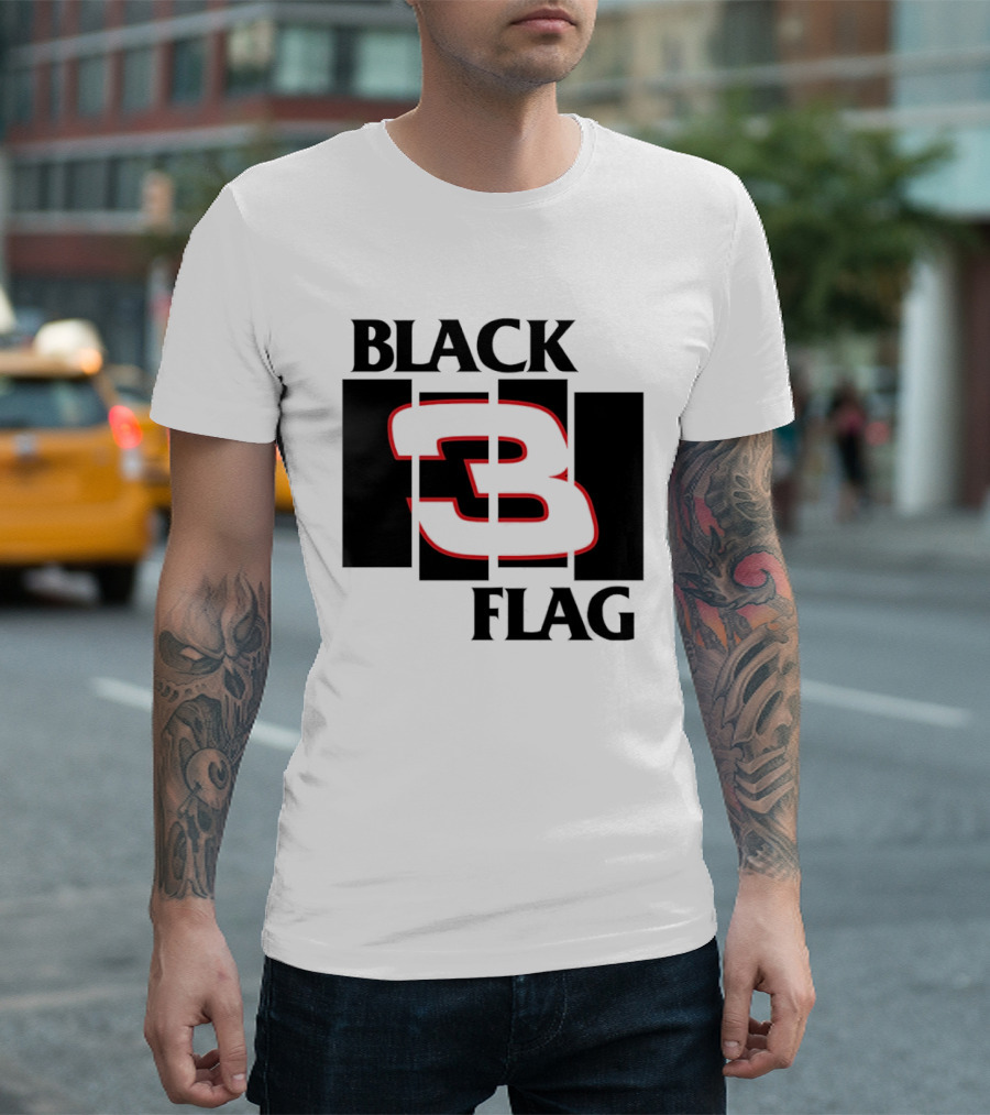 Black Flag 3 Hardcore Punk T-Shirt