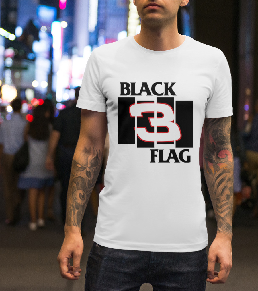 Black Flag 3 Hardcore Punk T-Shirt