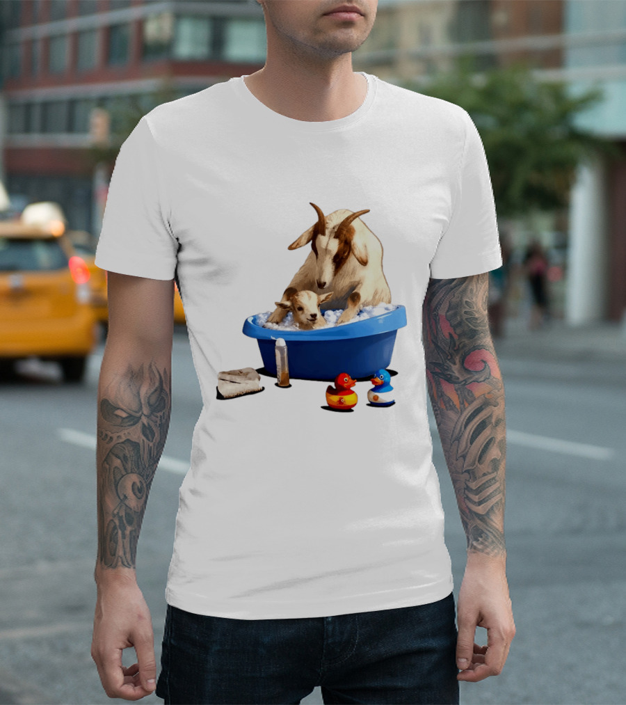 GOAT Bathtub Classico Messi Bathing Yamal T-Shirt