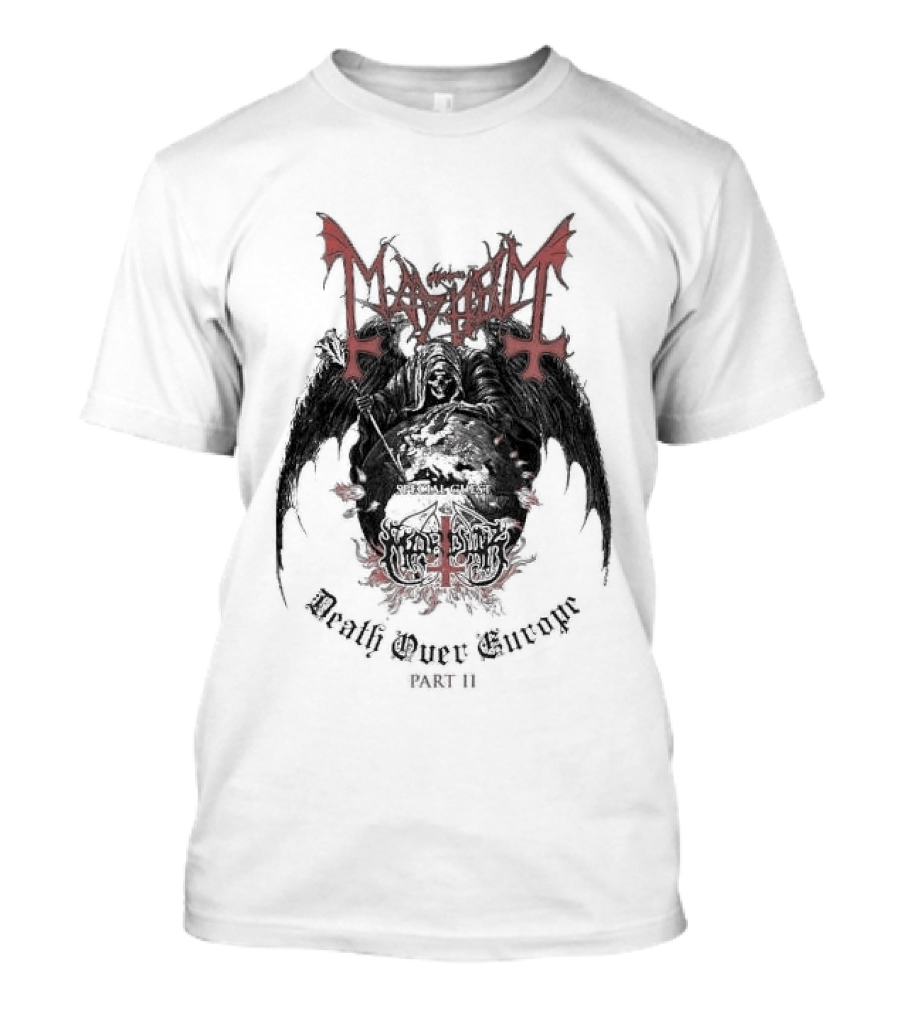 Original Mayhem Death Over Europe Part 2 2026 Tour October Official Merchandise T-Shirt
