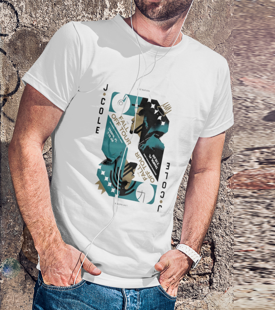 J Cole Live Nation The Fall Off Tour Tampa 2026 T-Shirt