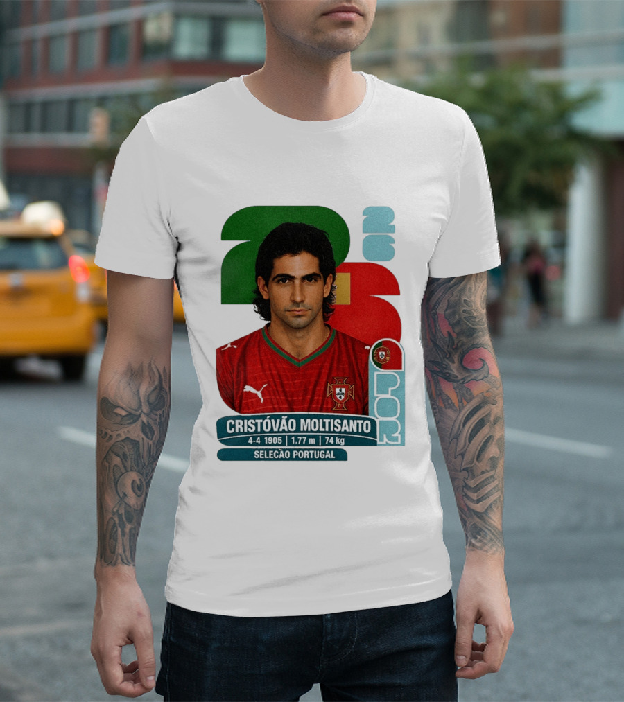 Cristóvão Moltisanto Seleção Portugal 2026 Soccer Card T-Shirt