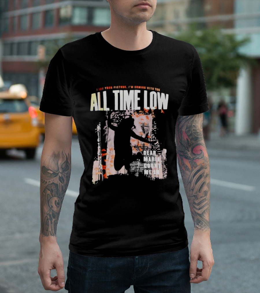 All Time Low I Got Your Picture Dear Maria Count Me In Butterfly Aesthetic T-Shirt