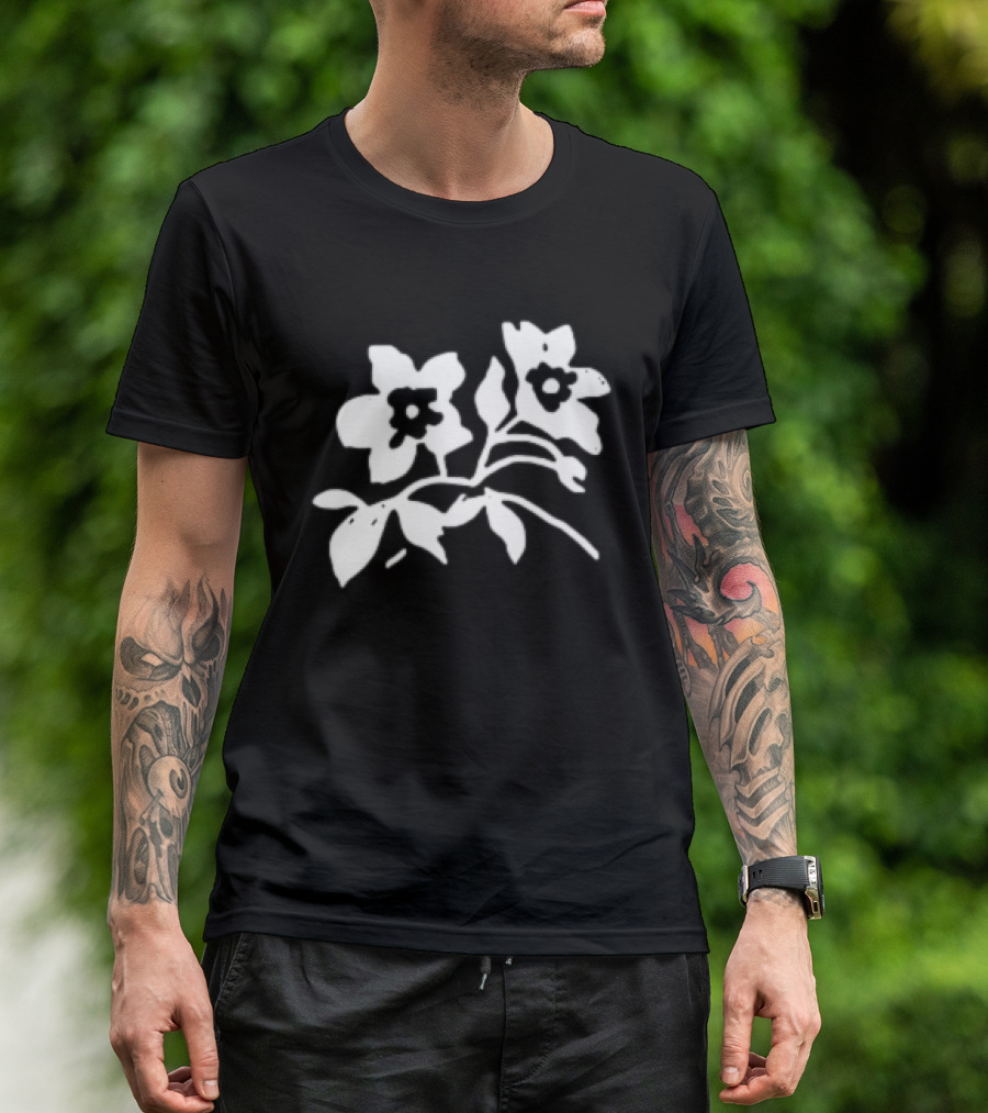 Flower It Was Time This Whole Time 2 Sided T-Shirt