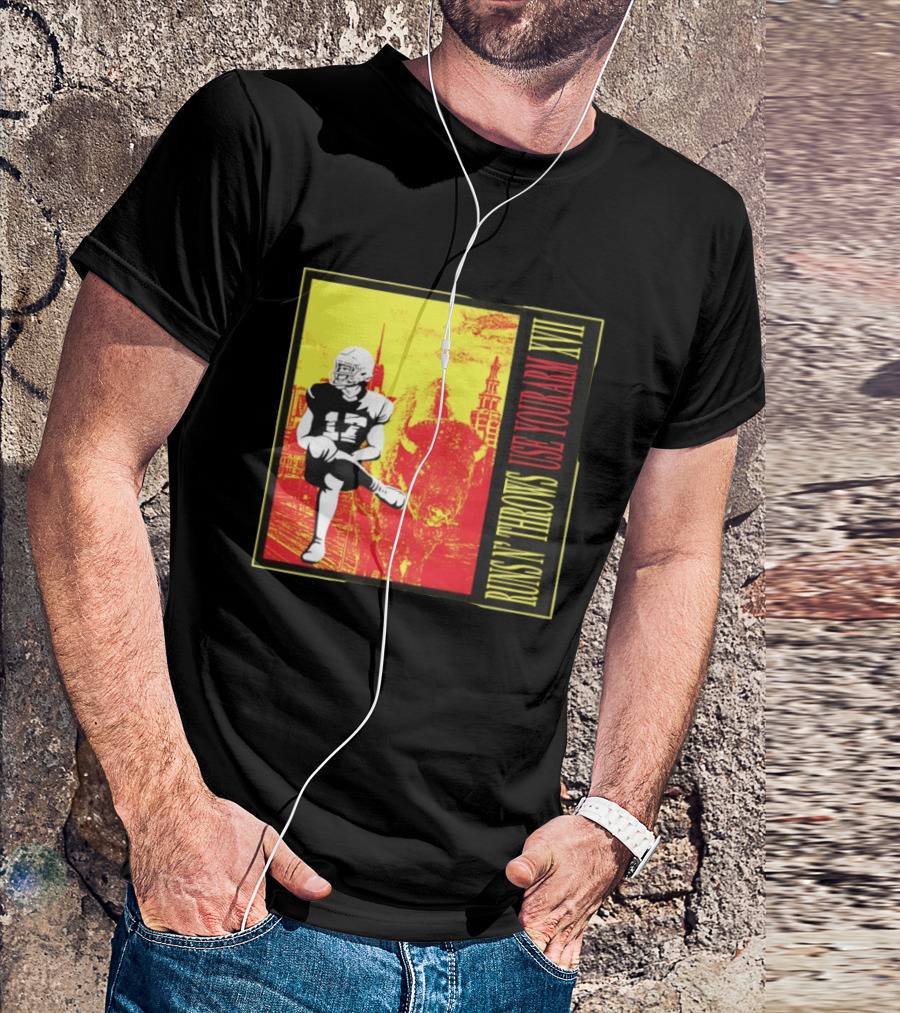 Buffalo Bills Josh Allen Runs N' Throws Use Your Arm XVII Football Buffalo T-Shirt