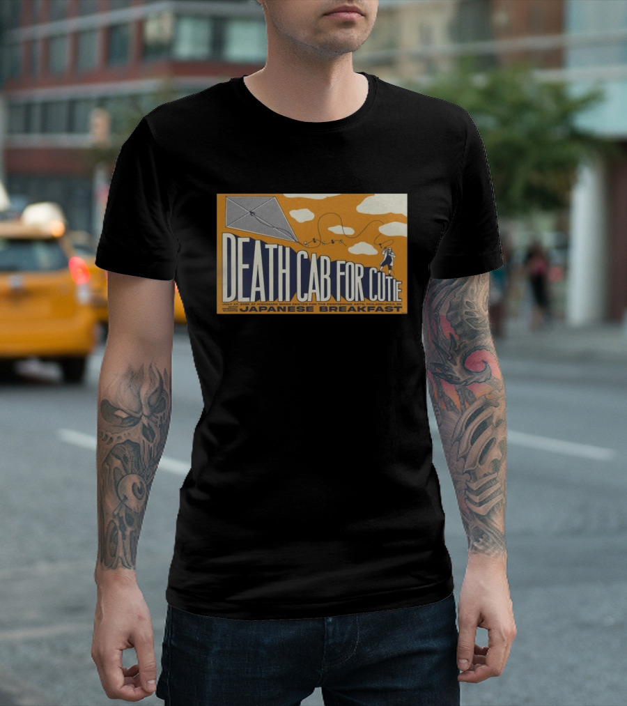 Death Cab For Cutie With Japanese Breakfast TD Pavilion Philadelphia PA July 17 2026 Kite T-Shirt
