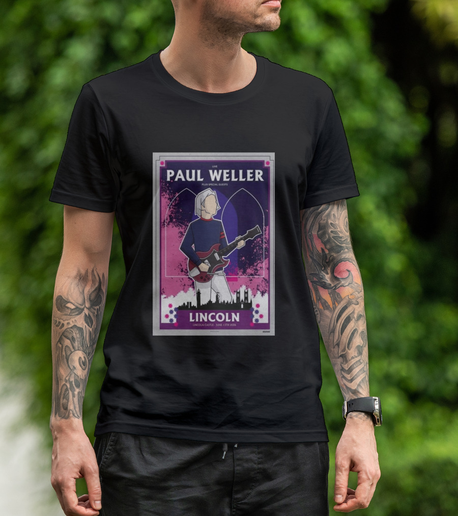 LIVE Paul Weller Plus Special Guests Lincoln Castle June 13th 2026 T-Shirt