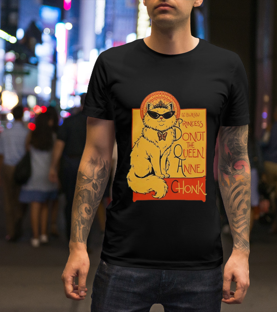 Princess Donut The Queen Anne Chonk Dungeon Crawler Carl Cat T-Shirt