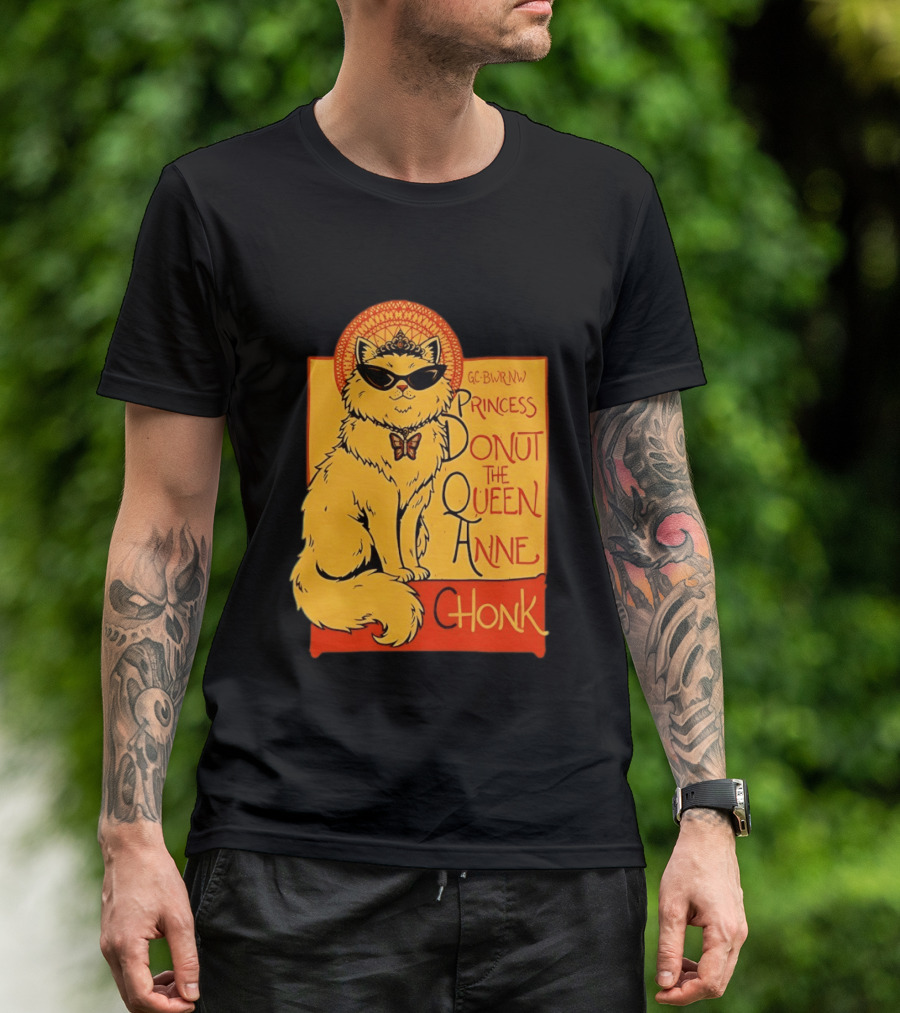 Princess Donut The Queen Anne Chonk Dungeon Crawler Carl Cat T-Shirt