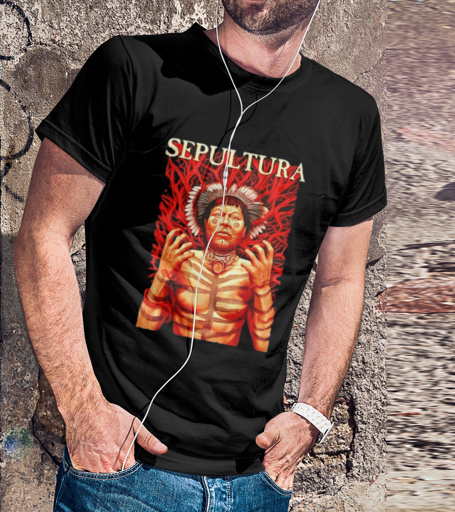 Sepultura Heavy Metal Roots Indigenous T-Shirt