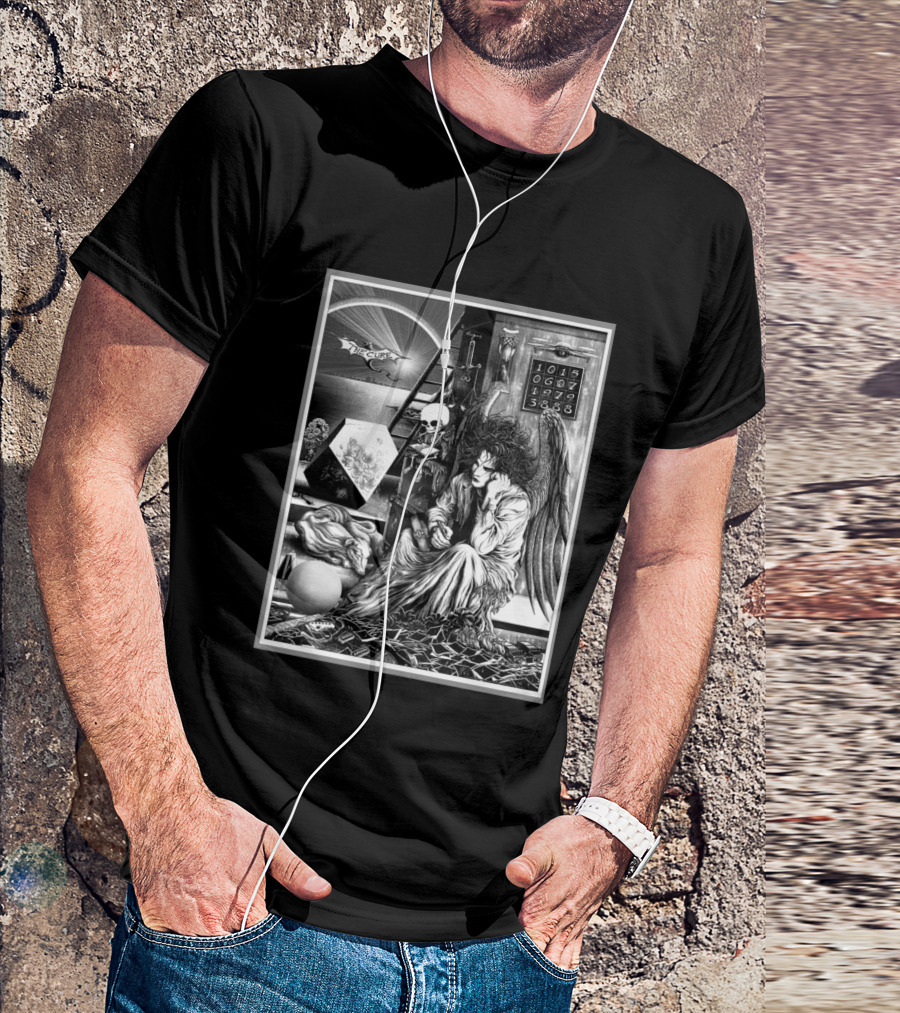 The Cure Berlin Germany 2026 Night 1 Limited Edition Event Wuhlheide July 10 Angel Artwork Skull Ladder T-Shirt