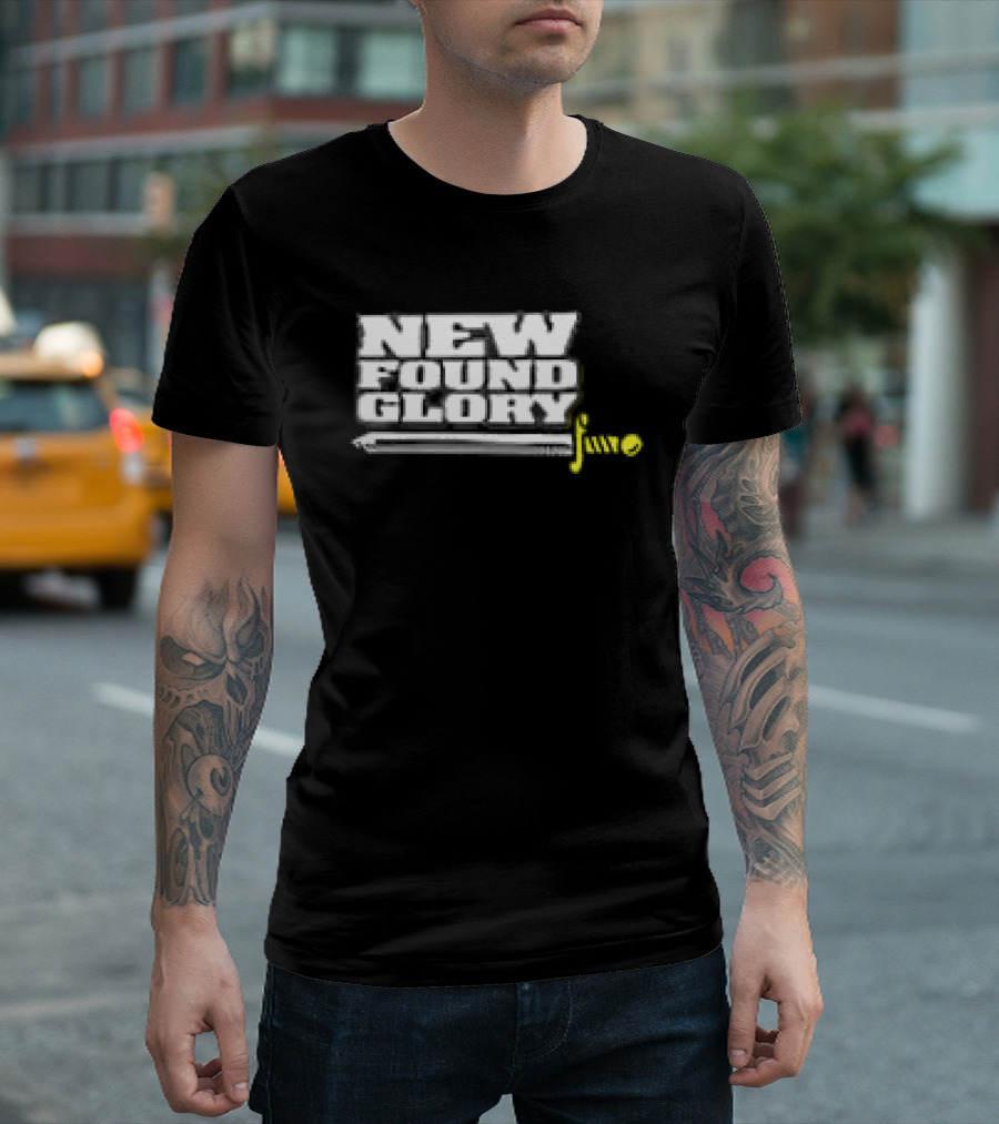 New Found Glory Kings Of Pop Punk Skeleton Card Two Sided T-Shirt