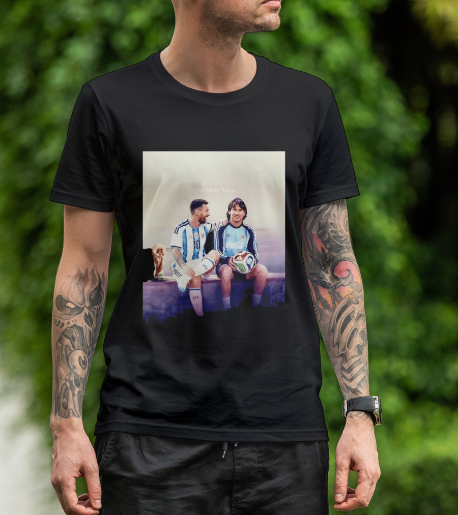 One More Time Lionel Messi World Cup Legacy T-Shirt
