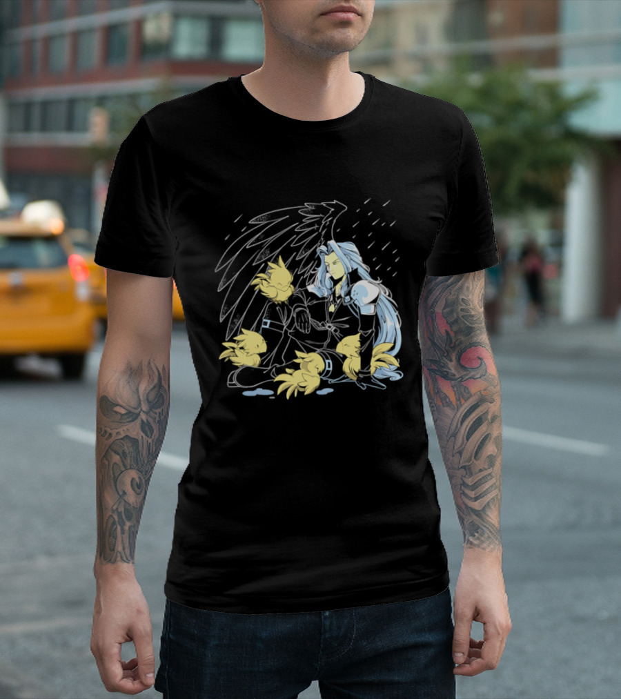 One Wing Bird Lover Chocobo Final Fantasy Fan T-Shirt