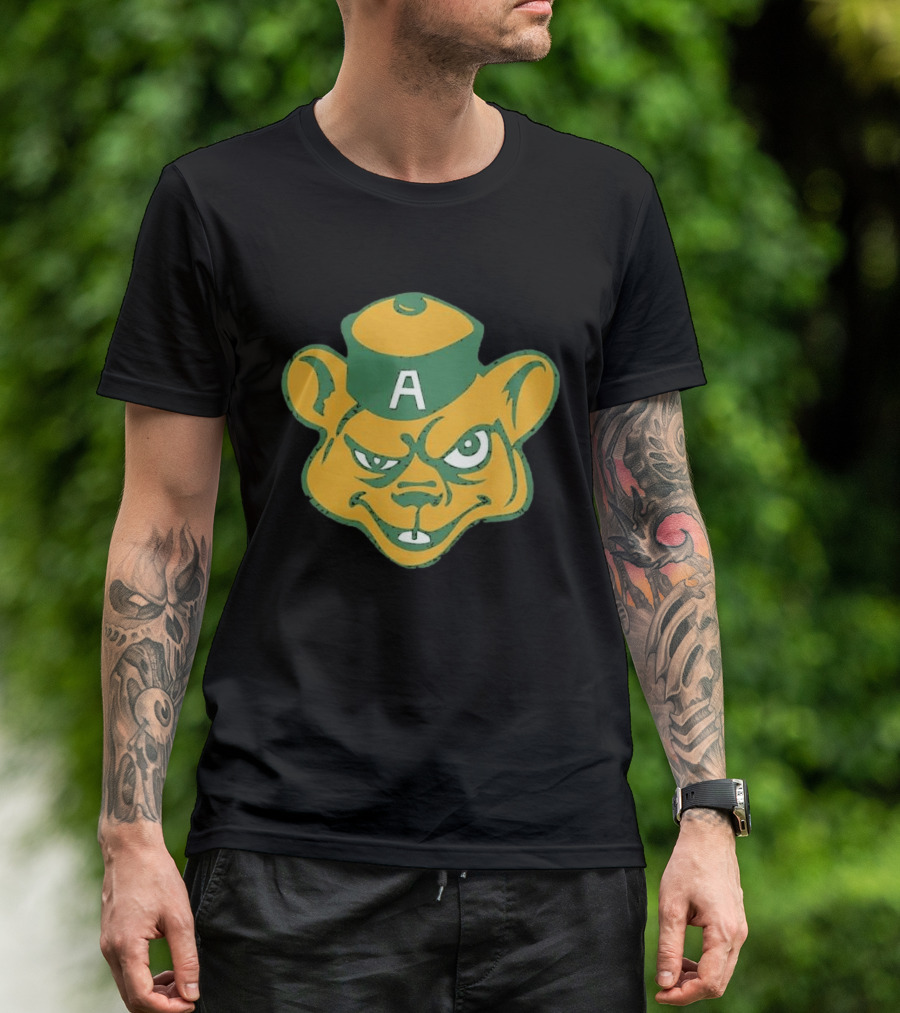 Angry Bear A Logo Vintage Cartoon T-Shirt