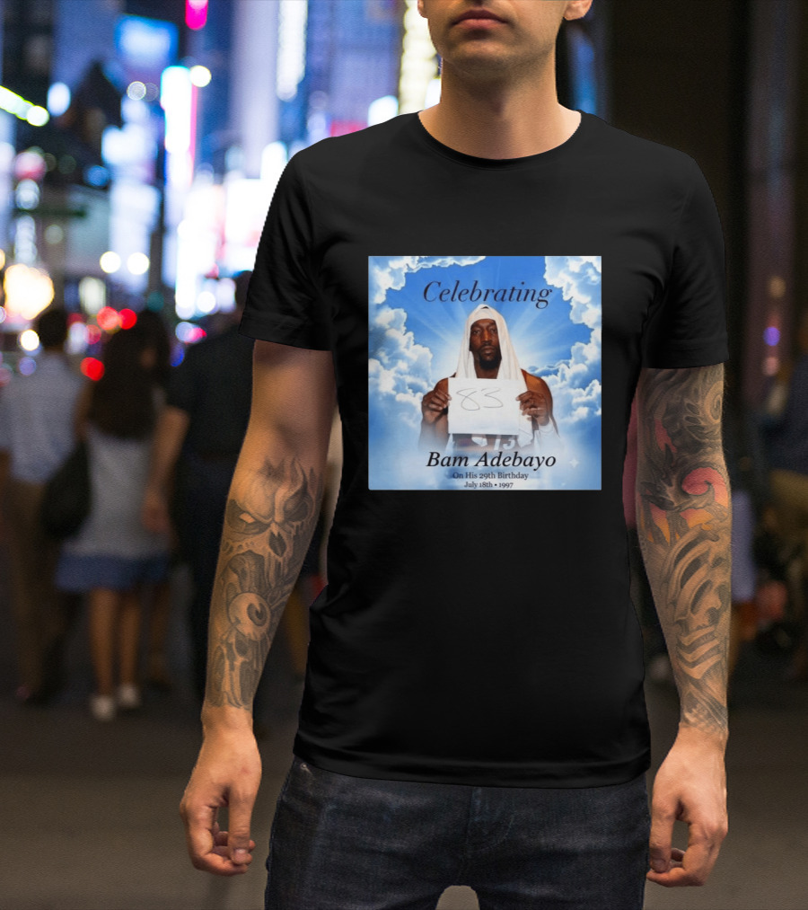 Celebrating Bam Adebayo 83 On His 29th Birthday July 18th 1997 T-Shirt