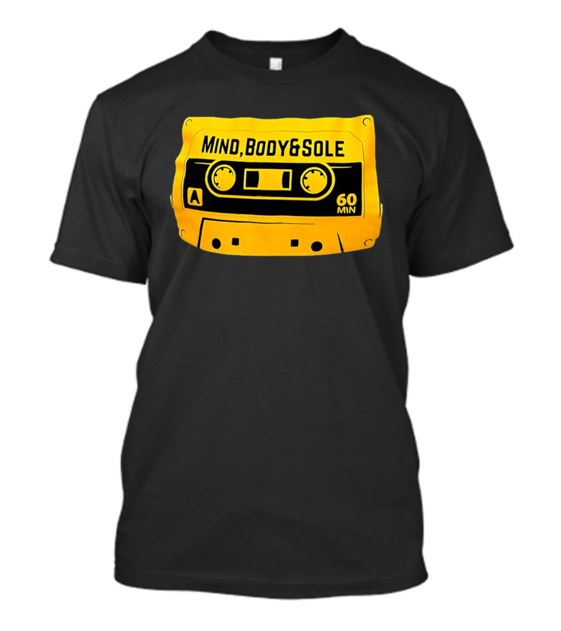 Mind Body & Sole Cassette Tape 60 Min Music T-Shirt