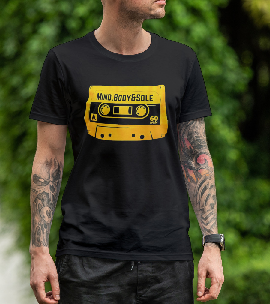 Mind Body & Sole Cassette Tape 60 Min Music T-Shirt