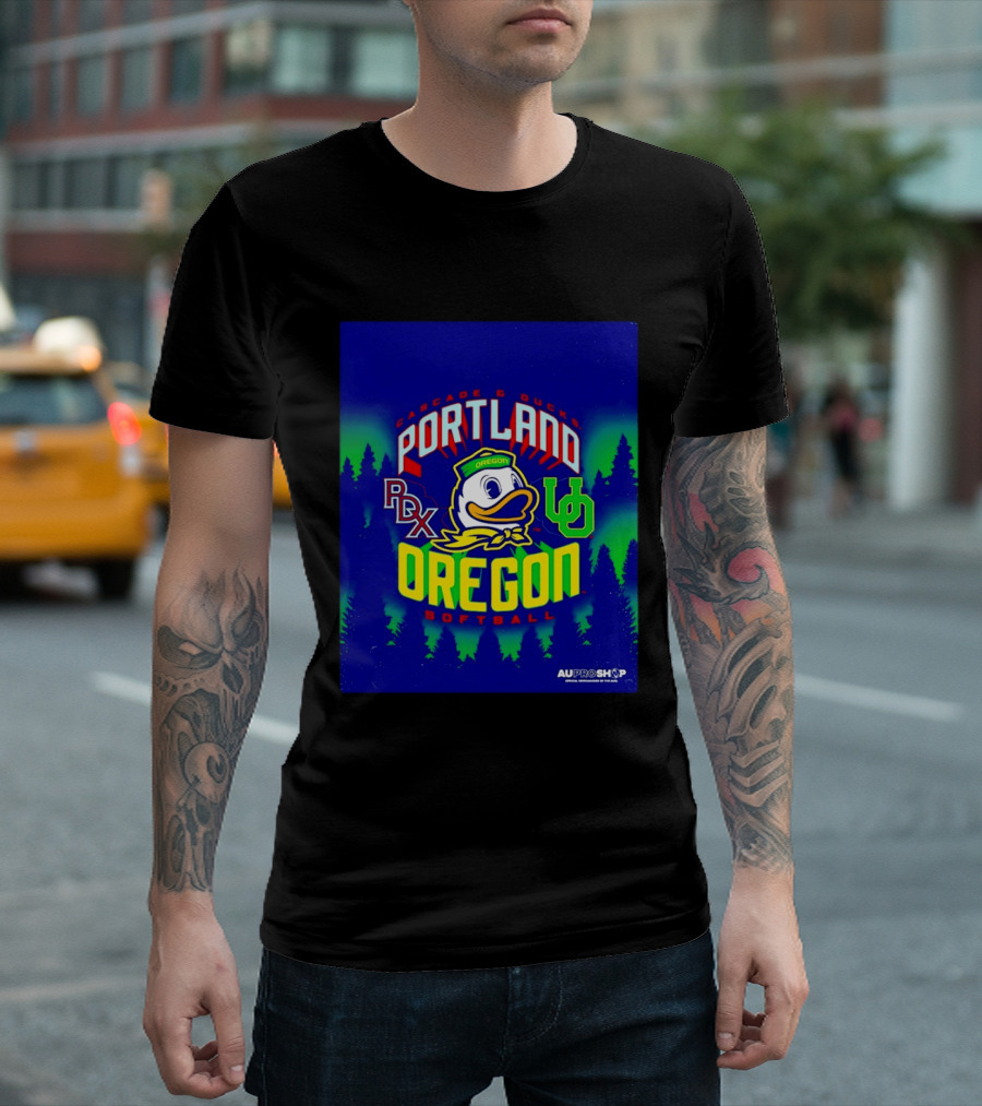 Cascade Ducks Portland RDX Oregon Softball T-Shirt
