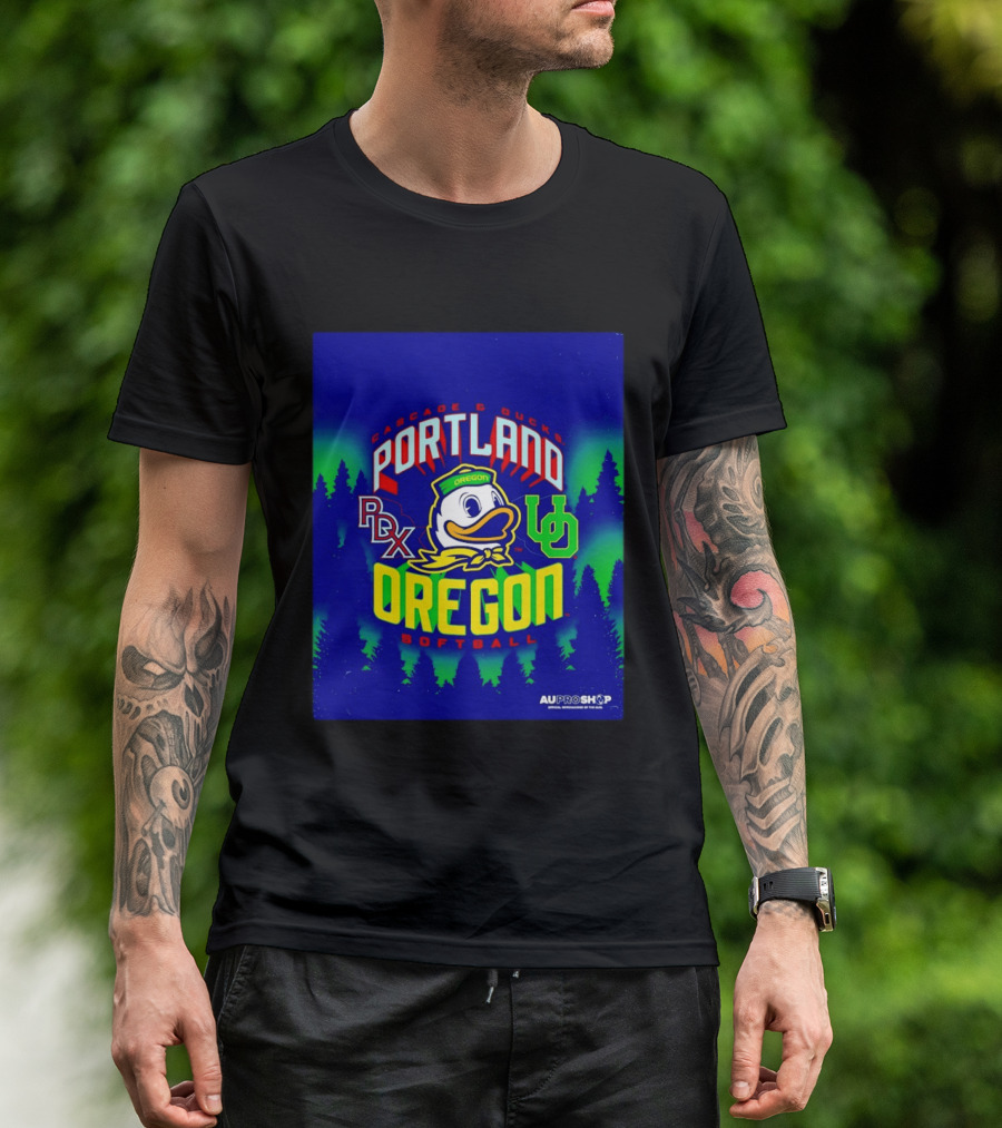 Cascade Ducks Portland RDX Oregon Softball T-Shirt