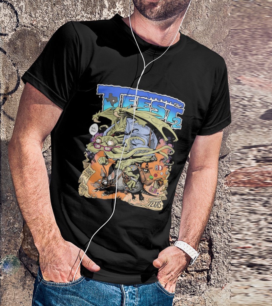 T Fest 2 Cthulhu Armadillo August 29 2026 Pflugerville Texas T-Shirt