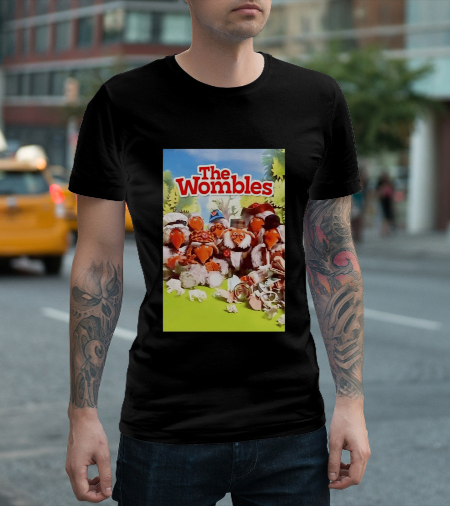 The Wombles Cartoon Characters Cleanup Adventure T-Shirt