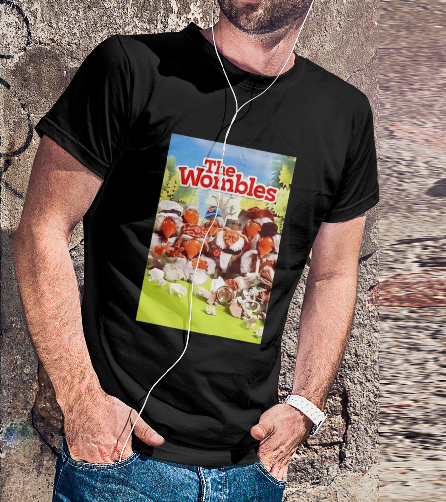 The Wombles Cartoon Characters Cleanup Adventure T-Shirt
