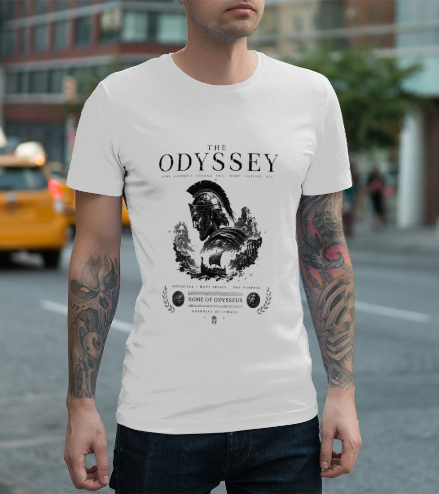 The Odyssey Heroic Adventure Of Odysseus Legendary Quest Greek Mythology T-Shirt