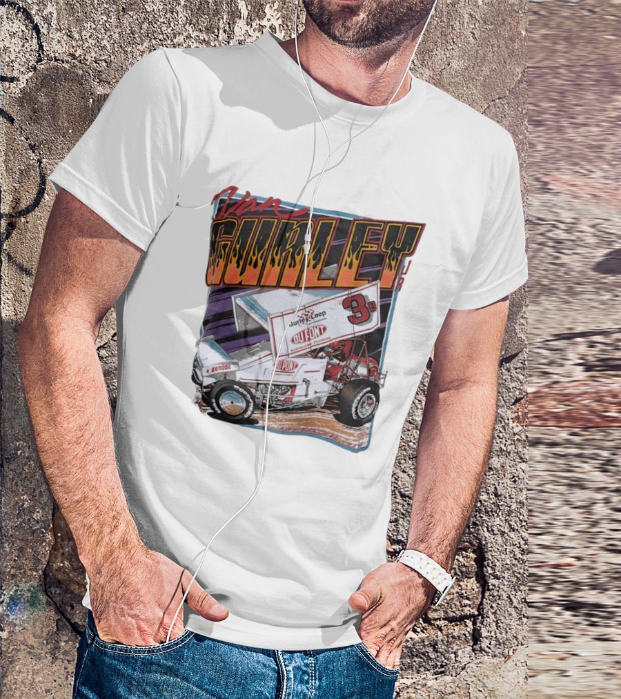 Van Gurley Jr 3B Gurley Leep Motorsports DuPont Sprint Car Racing Kendall T-Shirt