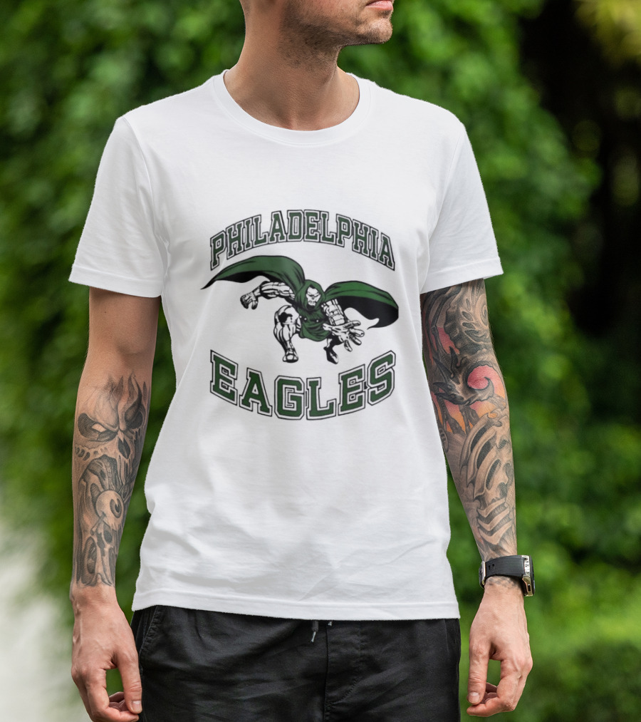 Philadelphia Eagles 2026 Doom Football Fan Gear T-Shirt
