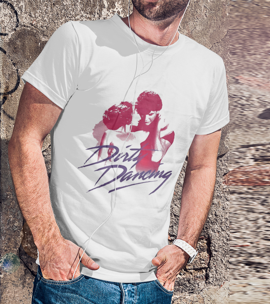 Dirty Dancing Patrick Swayze Jennifer Grey Romantic Lift Scene T-Shirt