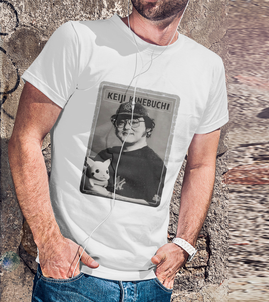 KEIJI KINEBUCHI Memorial 1956 2002 Pikachu NY Yankees Hat T-Shirt